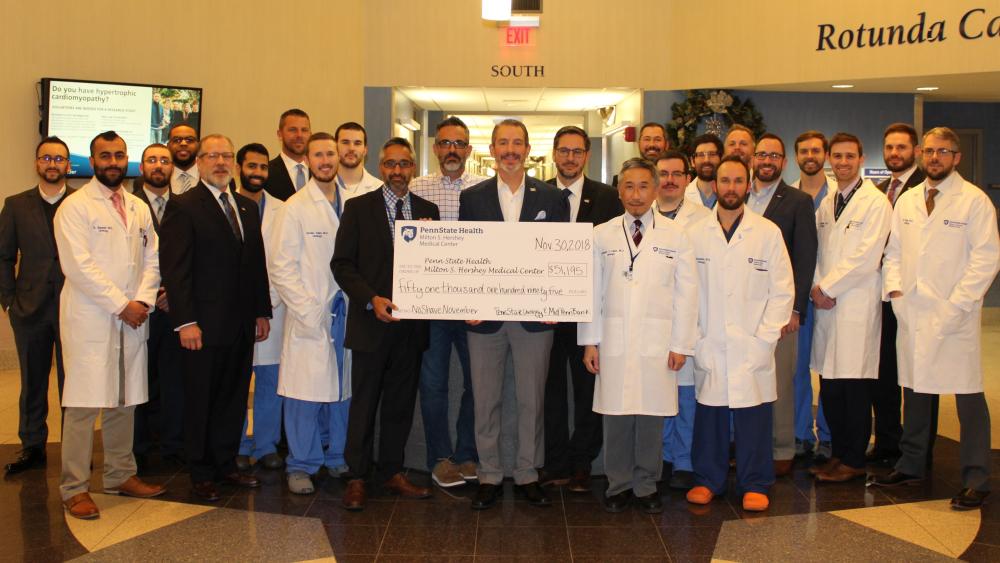 Mid Penn Bank, Division of Urology sprout beards for